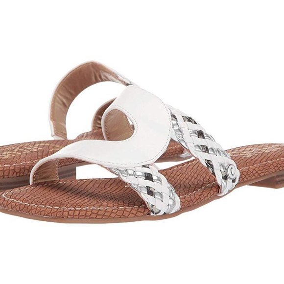 NWOT Circus White Braided Sandals - Picture 3 of 7